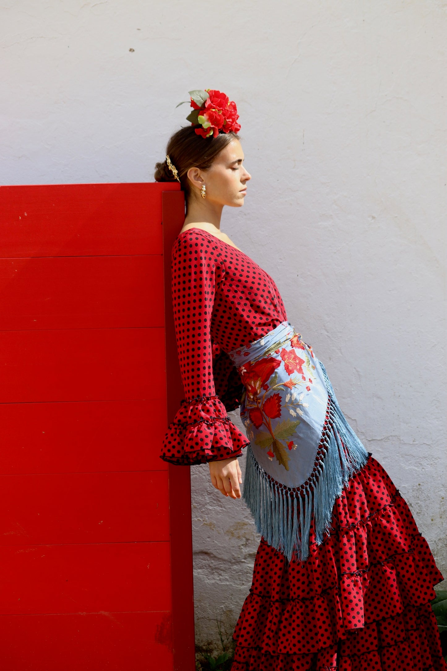 Mantón Flamenca Binibeca Ducado