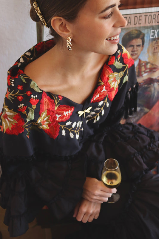 manton de flamenca para la feria