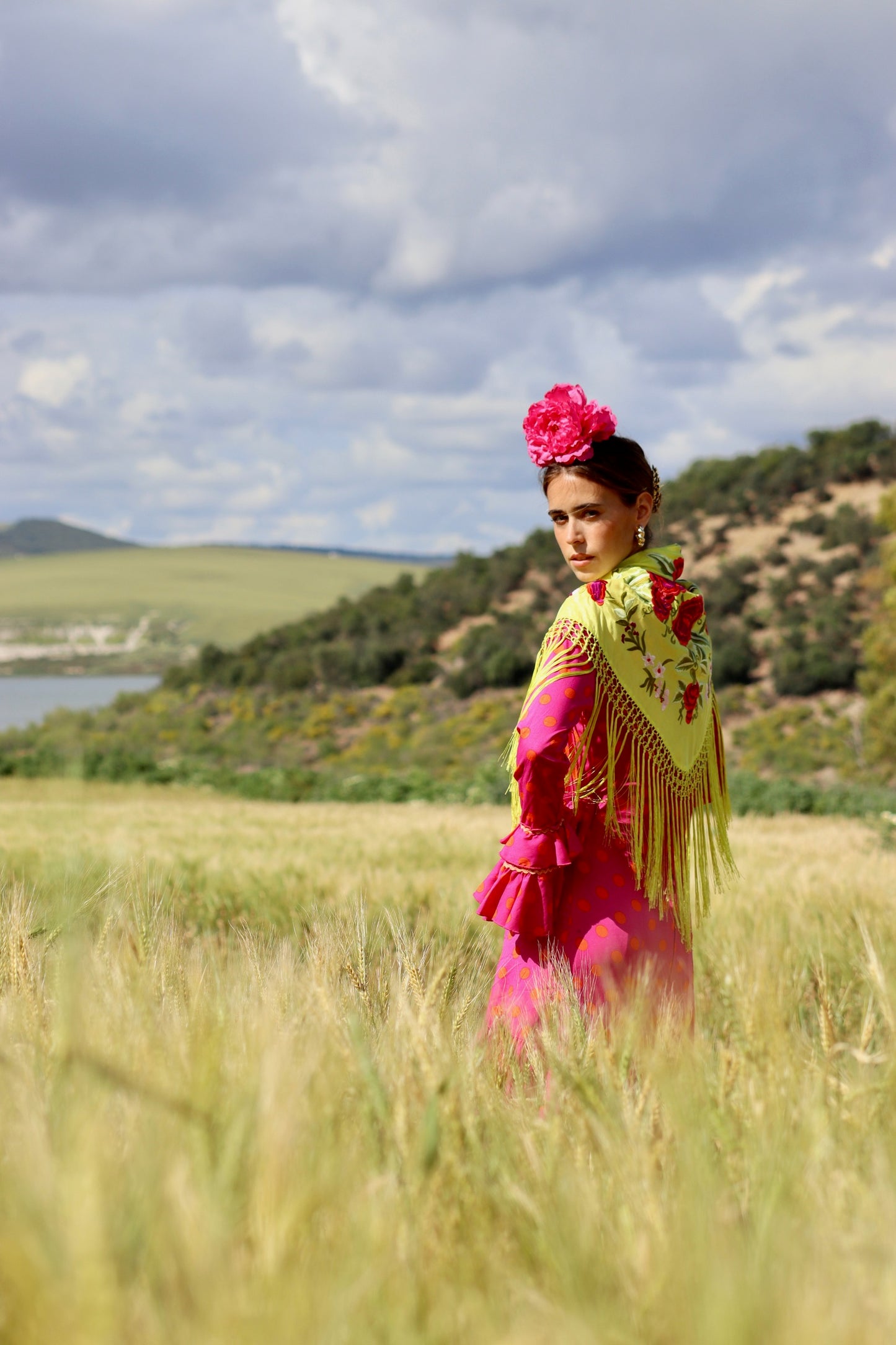 MANTÓN FLAMENCA BINIBECA LIMA