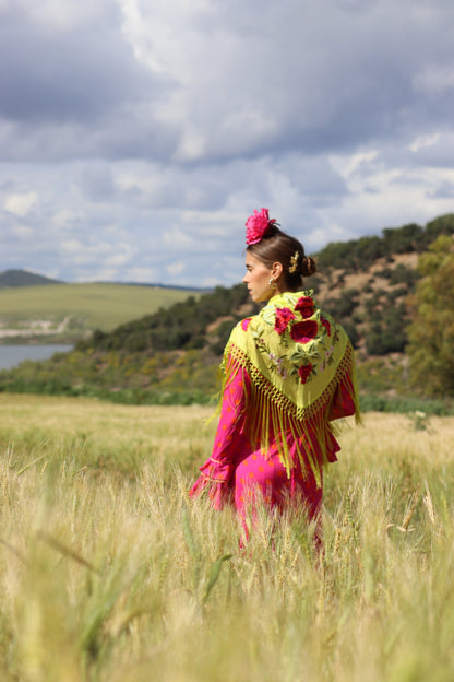 MANTÓN FLAMENCA BINIBECA LIMA