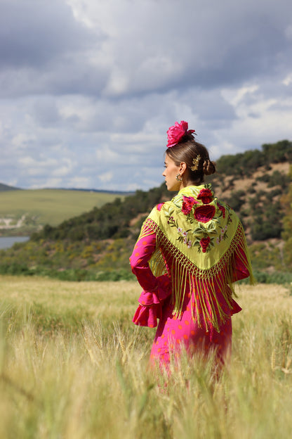 MANTÓN FLAMENCA BINIBECA LIMA