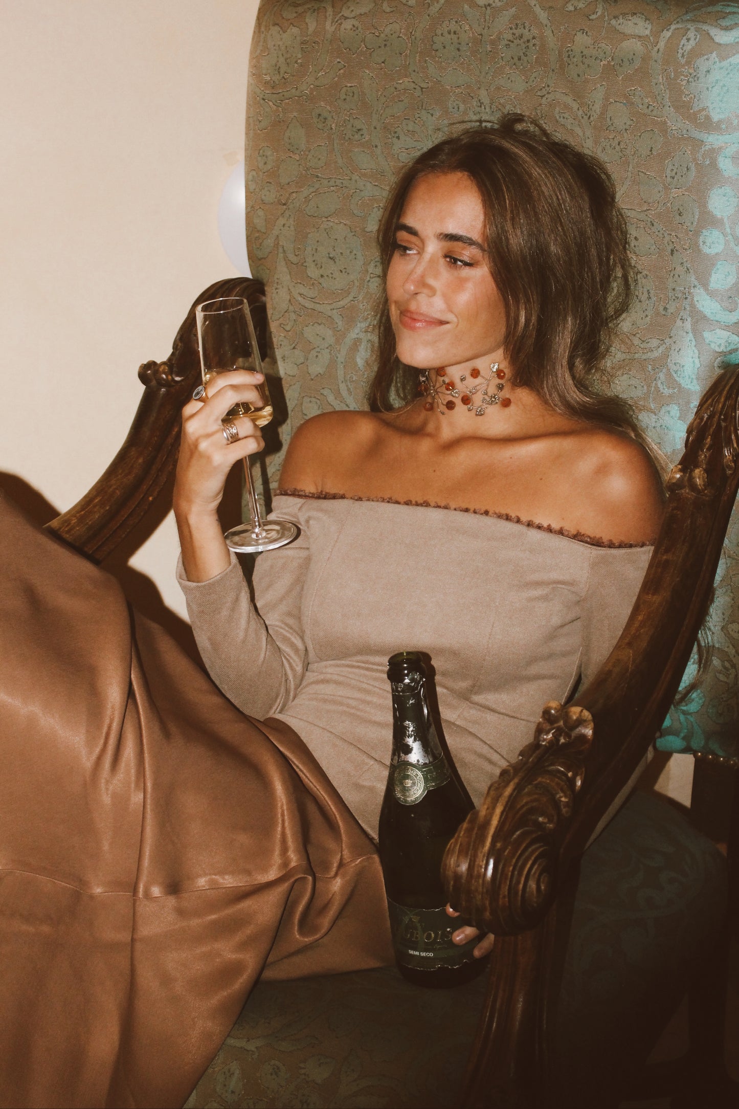 Choker Montecarlo Marrón