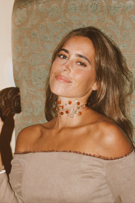 Choker Montecarlo Marrón