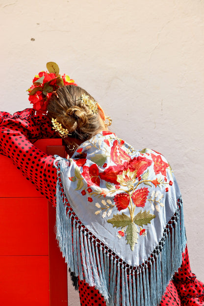 MANTÓN FLAMENCA BINIBECA DUCADO