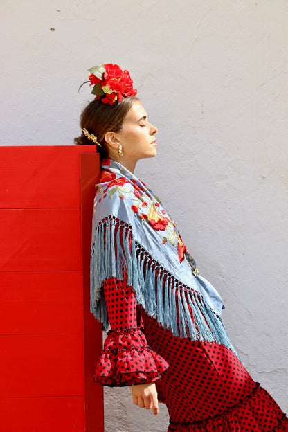 MANTÓN FLAMENCA BINIBECA DUCADO