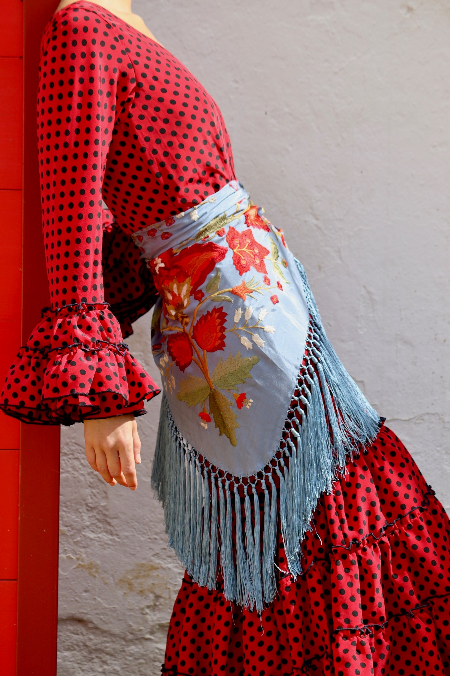 Mantón Flamenca Binibeca Ducado