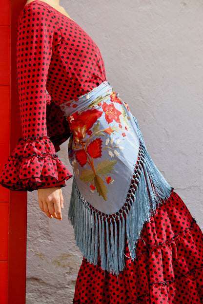 MANTÓN FLAMENCA BINIBECA DUCADO