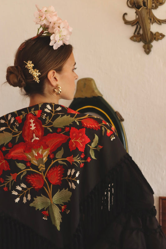 manton de flamenca para la feria