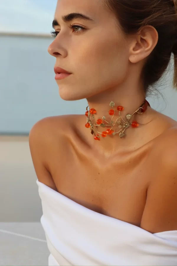 choker naranja venecia